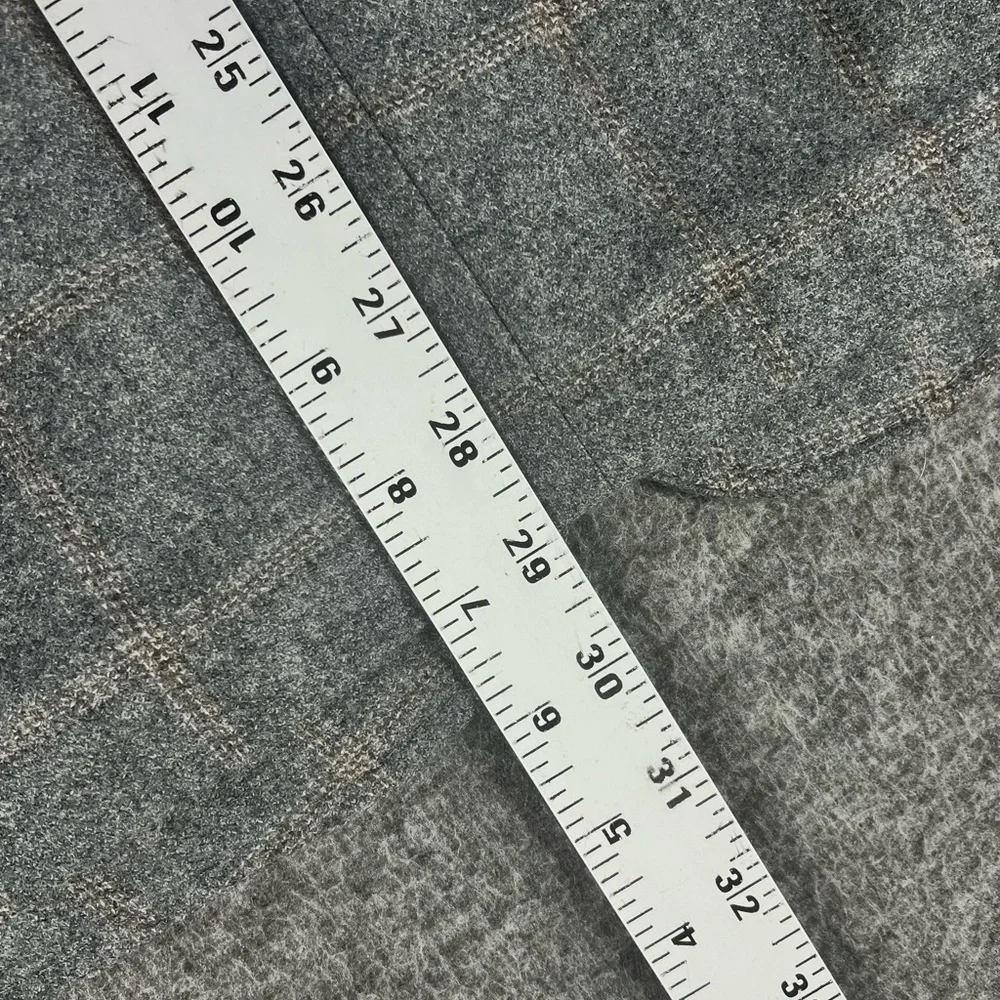 Lanificio di Pray 1901 Wool Sport Coat 44R Gray Check Unstructured Blazer